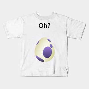 Monster GO 10km Egg - Black Text Kids T-Shirt